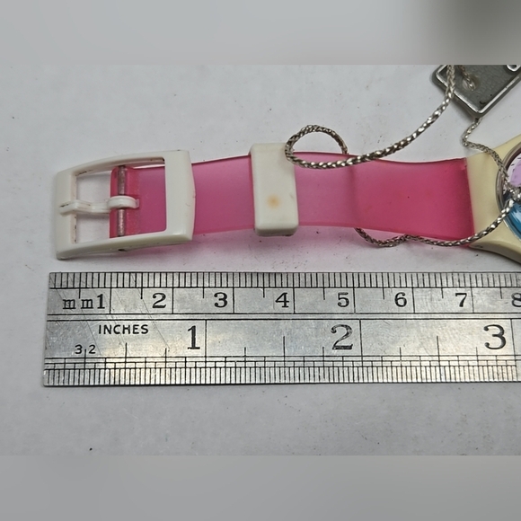 Womens Girls Pink Advance Retro Rotating Second Hand Watch New Battery - Picture 10 of 11